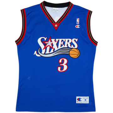1999-00 Philadelphia 76ers Iverson #3 Champion Alternate