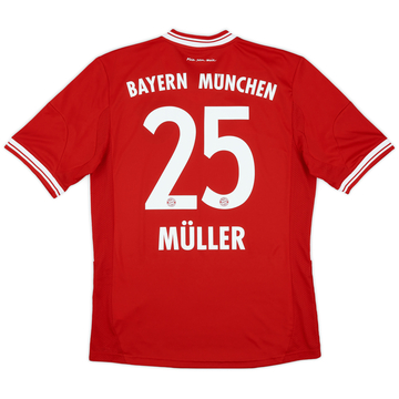 2020-21 Bayern Munich Authentic Home Shirt Muller #25 - 8/10 - (M)