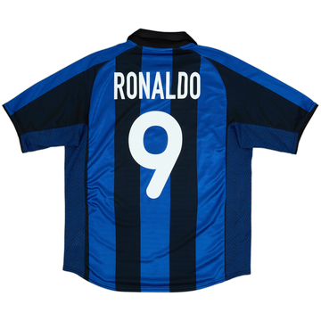 Camiseta de local del Inter Milan 2001-02 Ronaldo #9 - 8/10 - (M)