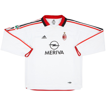 2003-04 AC Milan Match Issue Away L/S Shirt #6