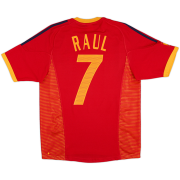 Camiseta de local de España 2002-04 Raul #7 - 6/10 - (S)