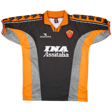 1998-99 Roma Away L/S Shirt - 5/10 - (S)