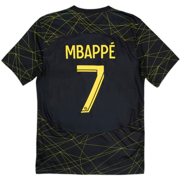 Camiseta de la cuarta equipación del Paris Saint-Germain 2022-23 Mbappe #7 - 7/10 - (S)