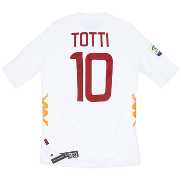 2001-02 Roma Home L/S Shirt Totti #10 - 8/10 - (XL)