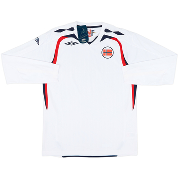 2007-08 Norway Away L/S Shirt (M)