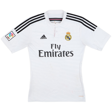 2014-15 Real Madrid Home L/S Shirt Sergio Ramos #4 - 7/10 - (L)