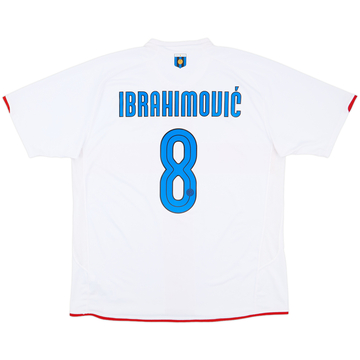 2007-08 Inter Milan Centenary Away Shirt Ibrahimovic #8 - 8/10 - (XXL)