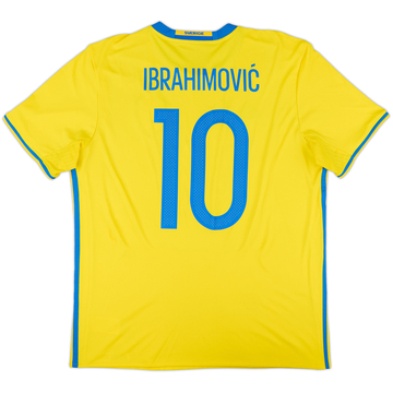 2016-17 Sweden Home Shirt Ibrahimovic #10 - 8/10 - (L)