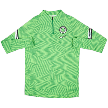 2020-22 Nigeria Nike 1/4 Zip Drill Top - 8/10 - (M)