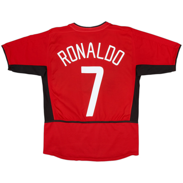 2002-04 Manchester United Home Shirt Ronaldo #7