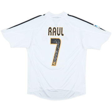 レアルマドリード RAUL 7 ユニフォーム 2005-06 Real Madrid Home Shirt Raul #7 - 5/10 - (M)