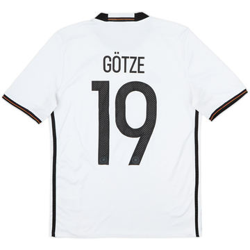 Camiseta de local de Alemania 2015-16 Gotze #19 - 8/10 - (XL.Niños)
