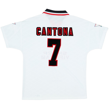 1996-97 Manchester United Away Shirt Cantona #7 - 8/10 - (XL)