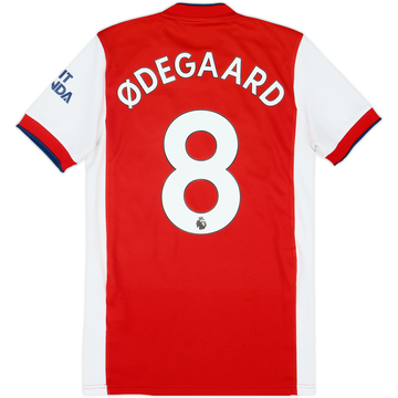 Camiseta de local del Arsenal 2021-22 Odegaard #8 - 6/10 - (XS)