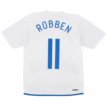 応援グッズ Netherlands No.11 ROBBEN 2008-10 Netherlands Home Shirt Robben #11 - 6/10 - (XXL)