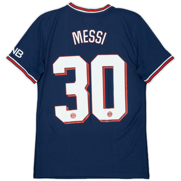 2021-22 Paris Saint-Germain Authentic Home Shirt Messi #30 (XL)