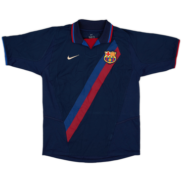 2002-03 Barcelona Home Shirt - 8/10 - (L.Boys)