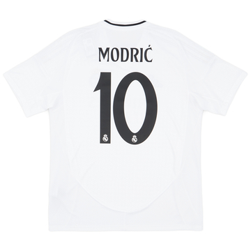 2024-25 Real Madrid Home Shirt Modric #10 (XL)