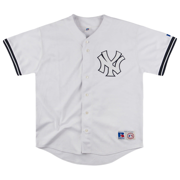 Vintage 2003 MLB NY Yankees Jason Giambi Russell Athletic