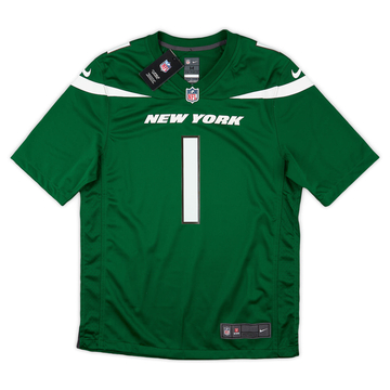 2022 23 New York Jets Gardner 1 Nike Game Away Jersey M