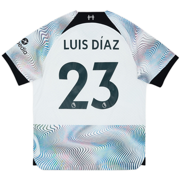 2021-22 Liverpool Away Shirt Luis Diaz #23 - 5/10 - (XL.Boys) 2021-22 Liverpool Away Shirt Luis Diaz #23 - 5/10 - (XL.Boys)