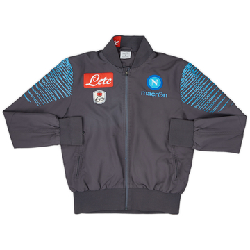 世界的に有名な 2014-15 Napoli Macron Track Jacket - 8/10 - (L) ウェア
