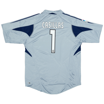 2004-05 Real Madrid GK S/S Shirt Casillas #1 (L)