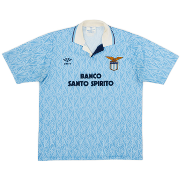 1991 92 Lazio Umbro Training Shirt 8 10 L