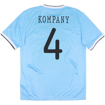 2013-14 Manchester City Away Shirt Kompany #4 - 9/10 - (XL.Boys)
