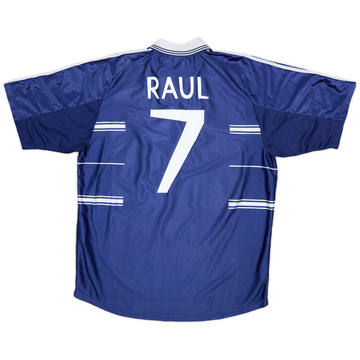 1998-99 Real Madrid Away Shirt Raul #7 (XL)