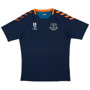 hummel - エバートン　20-21 トレーニングウェア EVERTON 2020/2021 FOOTBALL 1/3 ZIP TRAINING TOP JERSEY