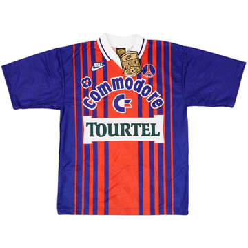 96-97 NIKE Paris Saint Germain UK ゲームシャツ 1996-97 Paris Saint-Germain Home Shirt - 6/10 - (XL)