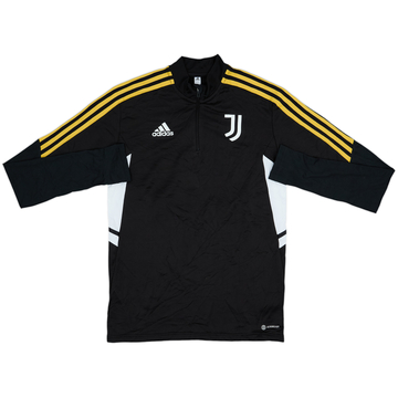 2022-23 Juventus adidas Top de entrenamiento 1/4 Cremallera - 8/10 - (S)