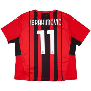 2010-11 AC Milan Third Shirt Ibrahimovic #11 - 8/10 - (M)