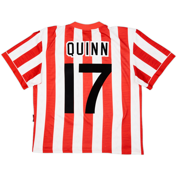 1996-97 Sunderland Home Shirt Quinn #17 - 8/10 - (M)