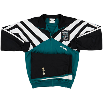 1995-96 Liverpool adidas Rain Jacket - 6/10 - (S)