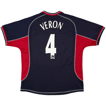 2002-03 Manchester United Third Shirt Veron #4 - 8/10 - (L)
