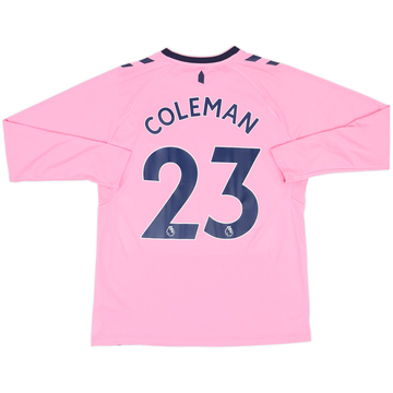 Camiseta de visitante de manga larga del Everton 2022-23 Coleman #23 - 9/10 - (L)