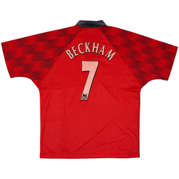 1996-98 Manchester United Third Shirt Beckham #10 - 8/10 - (XXL)