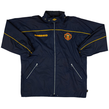 1994-95 Manchester United Umbro Hooded Rain Jacket - 9/10 - (L)