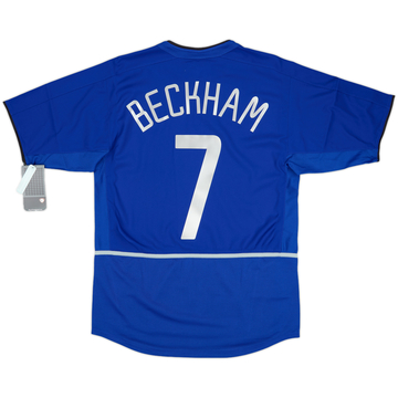 2002-03 Manchester United Third Shirt Beckham #7 - 6/10 - (M)