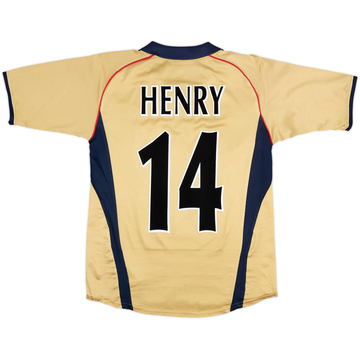 Camiseta de visitante del Arsenal 2001-02 Henry #14 - 8/10 - (13-15 Años)
