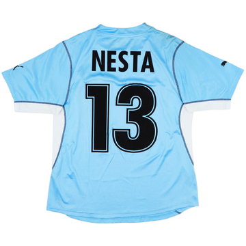 【超希少】S.S. Lazio Nesta 13 98/00 ユニフォーム 1999-00 Lazio Centenary Home Shirt Nesta #13 - 6/10 - (L)