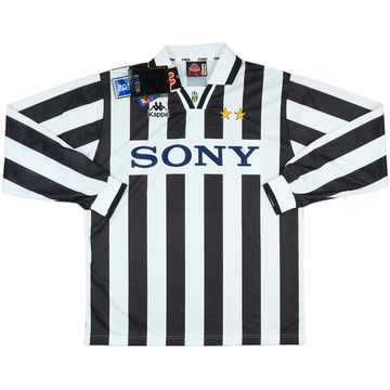 1995-97 Juventus Home L/S Shirt - 7/10 - (L)