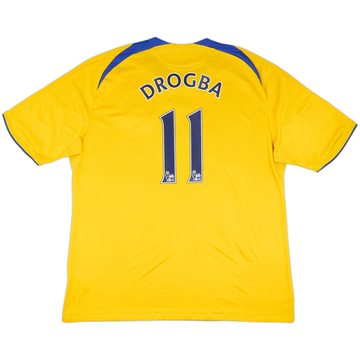 Chelsea FC 08-09 adidas ドログバ 11番 シャツ 2008-09 Chelsea Home Shirt Drogba #11 - 8/10 - (XL.Boys)