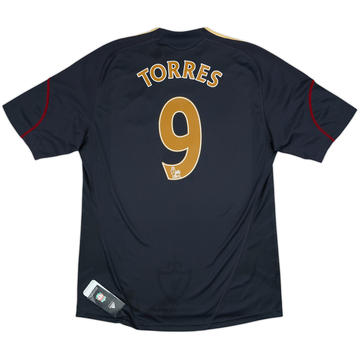 ウェア Liverpool 09/10 Away Uniform 2009-10 Liverpool Away Shirt Torres #9 - 7/10 - (XXL)