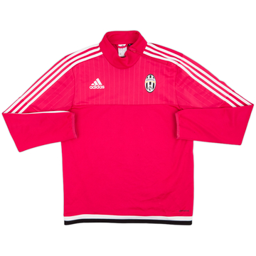 2015-16 Juventus adidas 1/4 Zip Top de perforación - 8/10 - (M)