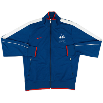 2011-12 France Nike Hooded Rain Jacket - 8/10 - (M) 2011-12 France Nike Hooded Rain Jacket - 8/10 - (M)