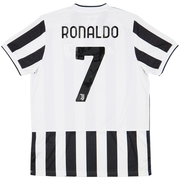 2021-22 Juventus Home Shirt Ronaldo #7 (L)