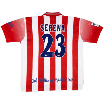 1998-99 Atletico Madrid Match Issue Home Shirt Serena #23